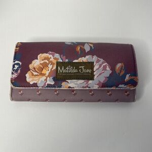 Matilda Jane Plum Perfect Floral Wallet Billfold B3 READ